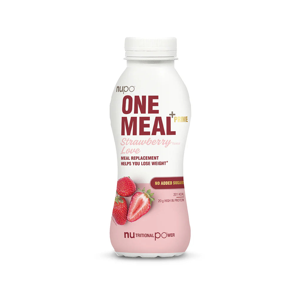 NUPO ONE MEAL+ PRIME READY SHAKE STRAWBERRY 330ML