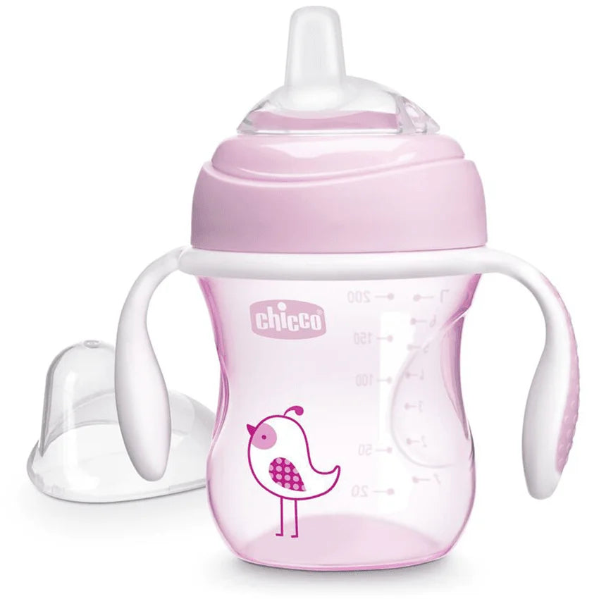 CHICCO TRANSITION CUP 4M+ 200ML PINK