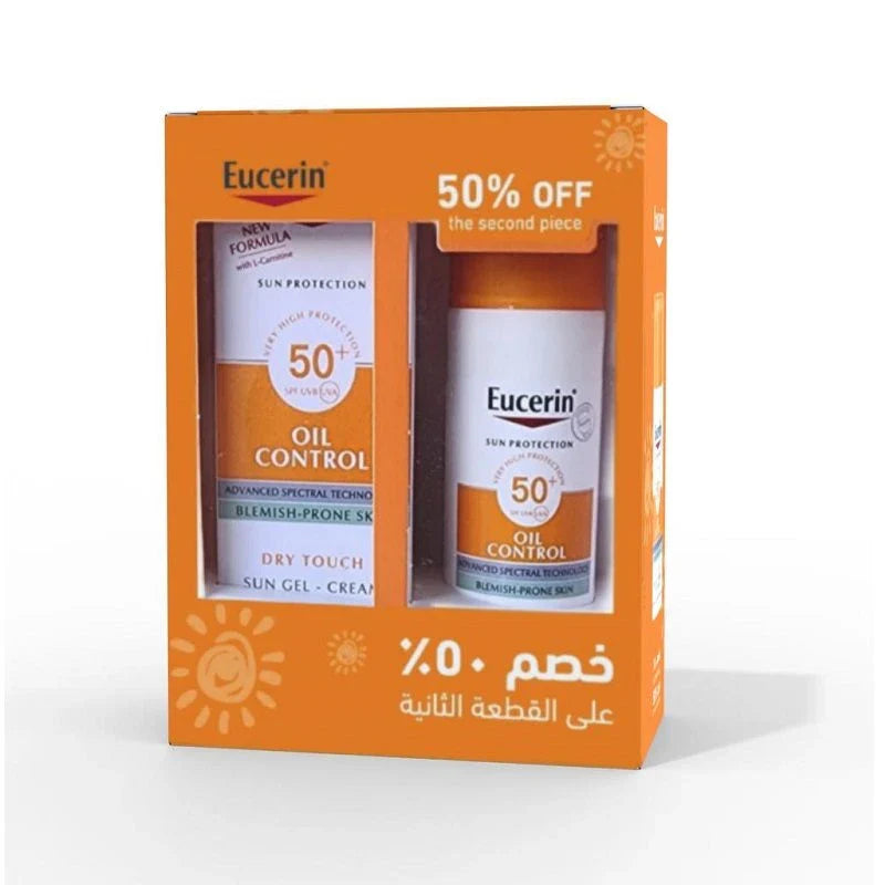 EUCERIN SUNSCREEN GEL-CREAM OIL CONTROL SPF50+ DUO PACK