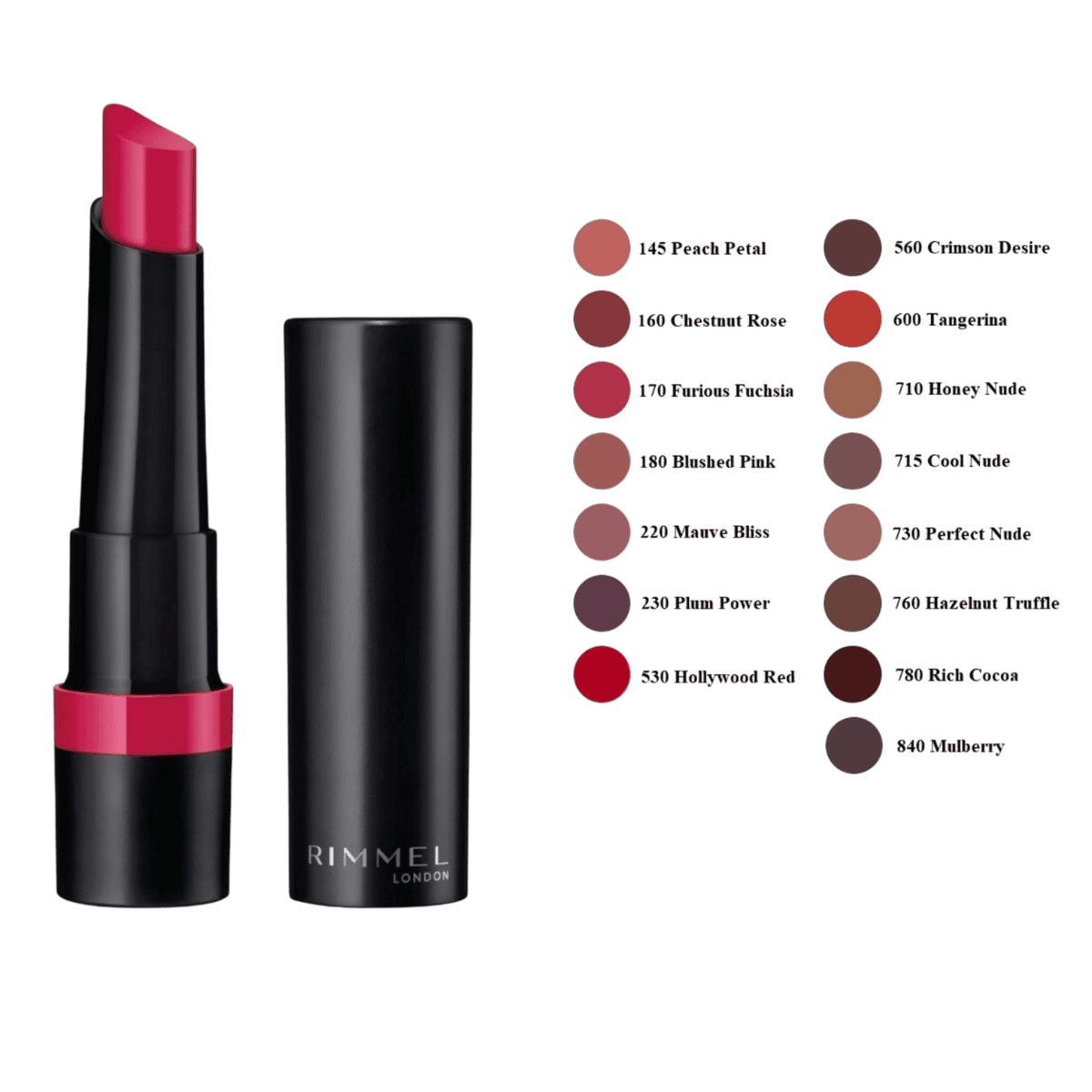 RIMMEL LAST MAT RG Y20 LS PURFUCHSIA 170