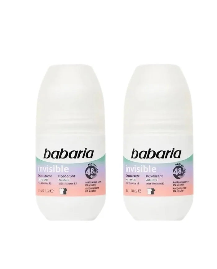BABARIA DEO INVISIBLE 48H OFFER TWIN PACK 50ML