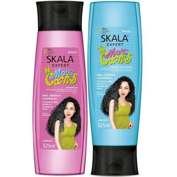 SKALA MAIS CACHOS SHAMPOO+CONDITIONER SET
