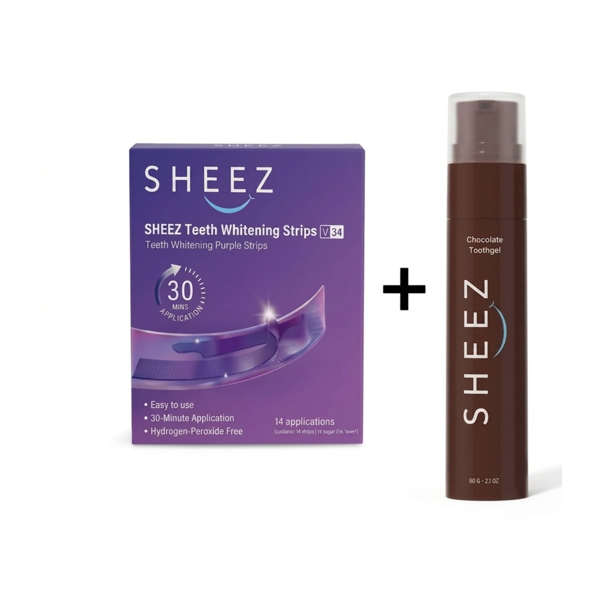 SHEEZ KIT STRIP + CHOCOLATE TOOTHGEL
