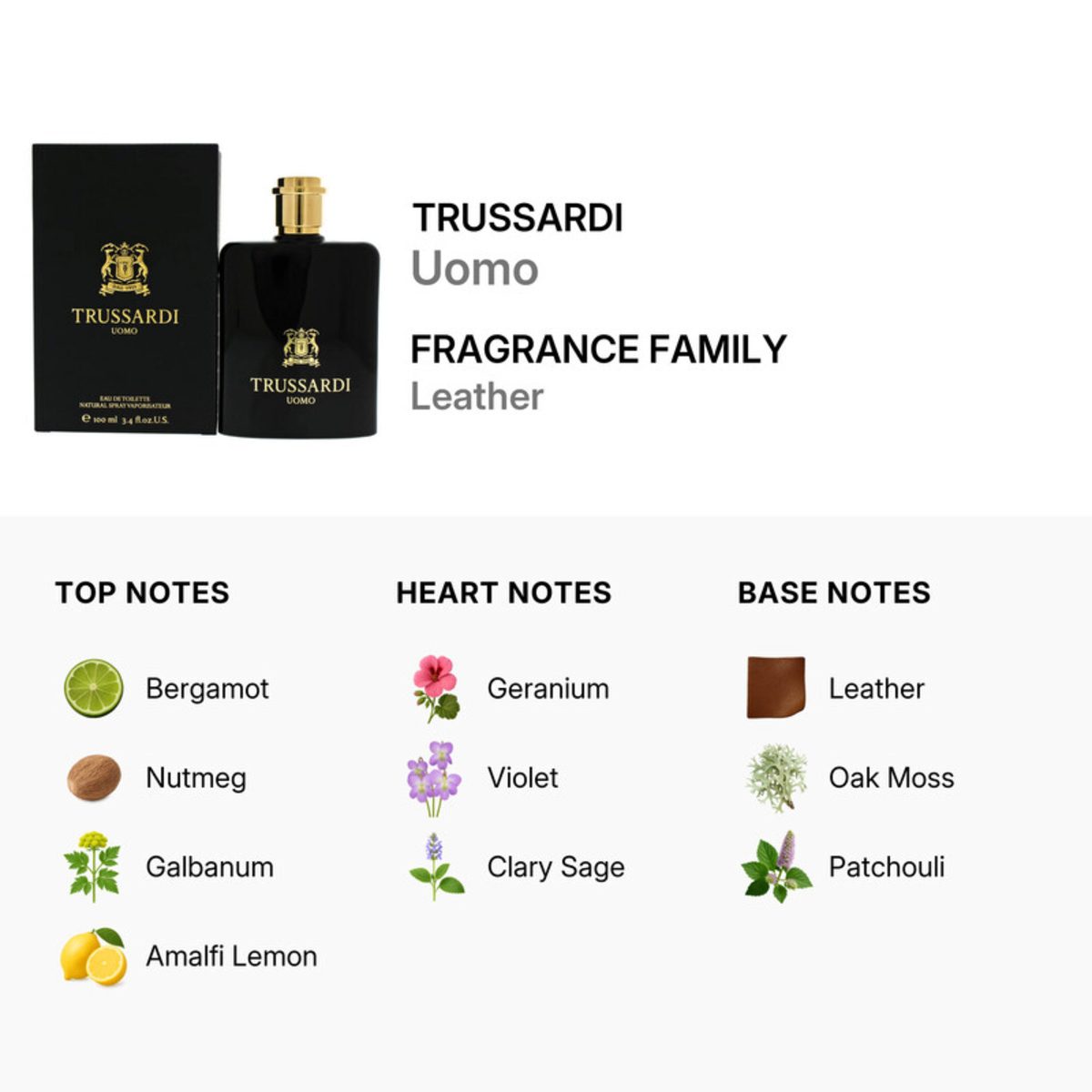 **TRUSSARDI UOMO EDT 100ML