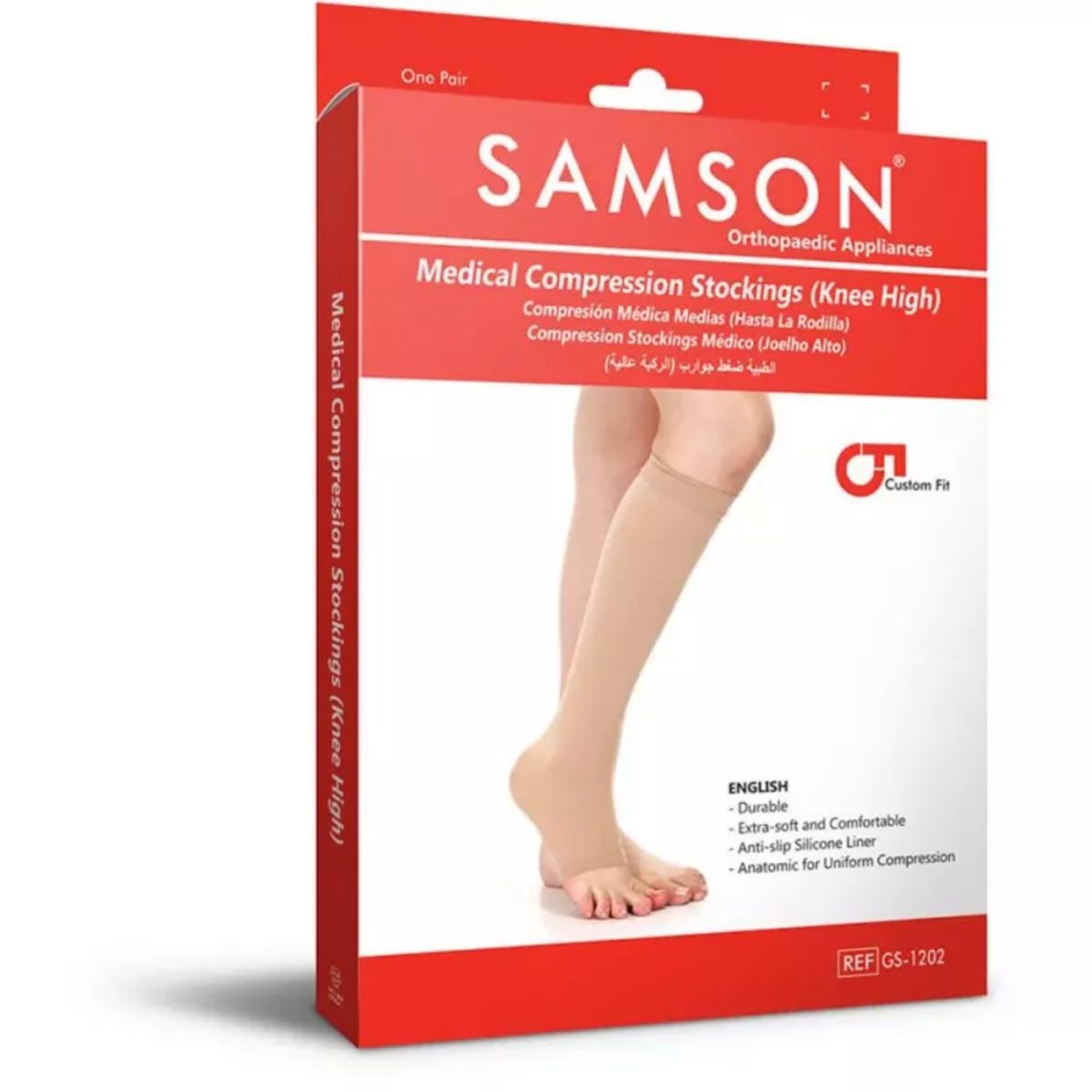 SAMSON M.C.S KNEE HIGH CLASS II SIZE L (1202B)