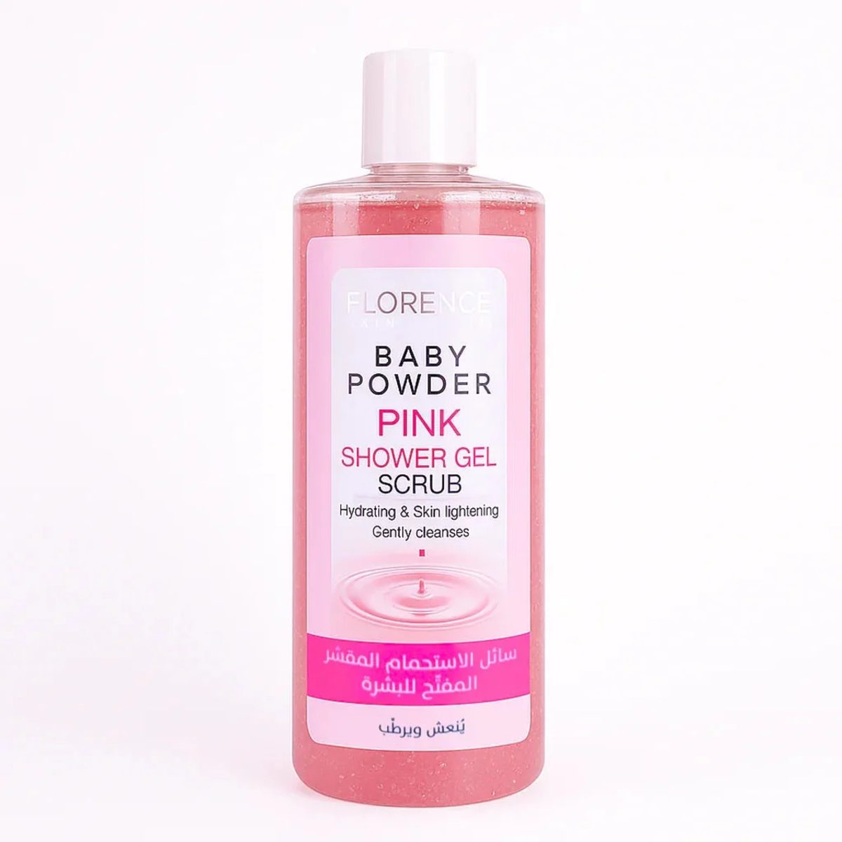 FLORENCE SHOWER GEL SCRUB BABY POWDER 500ML