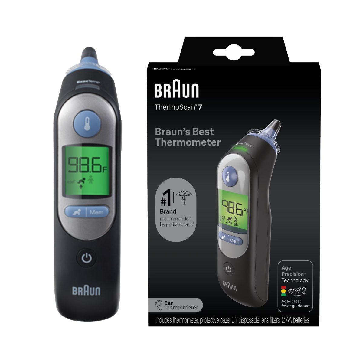BRAUN THERMOSCAN 7 EAR THERMOMETER