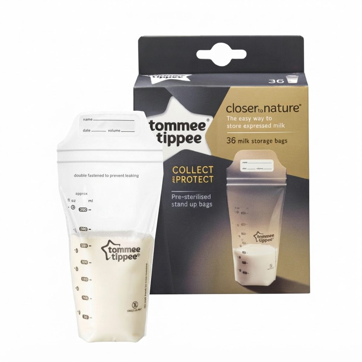 TOMMEE TIPPEE MILK STORAGE BAGS 36PCS
