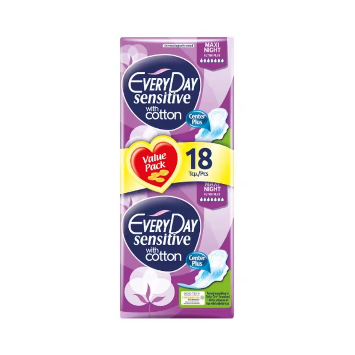 EVERYDAY HPERDRY WITH COTTON MAXI NIGHT ULTRA PLUS 18PCS