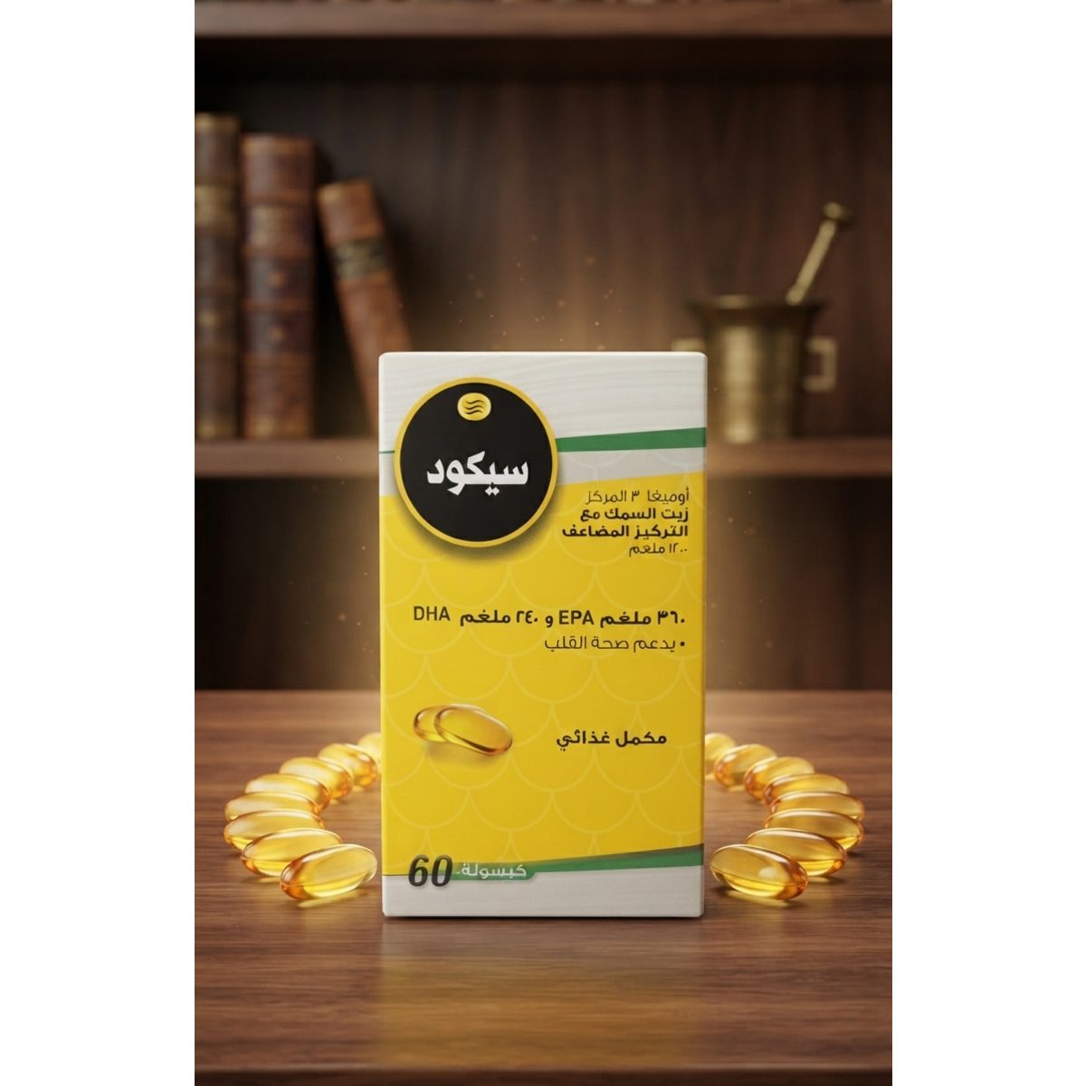 SEACOD 1200MG D.S SUPER FISH OIL 60CAP