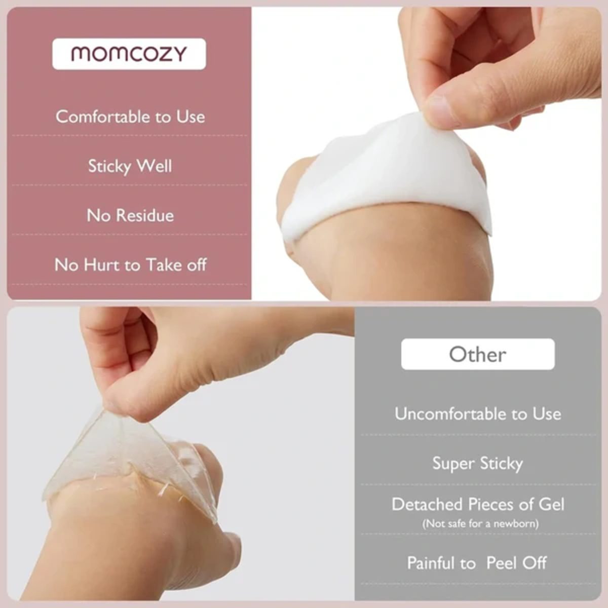MOMCOZY HYDROGEL BREAST PADS 6PADS