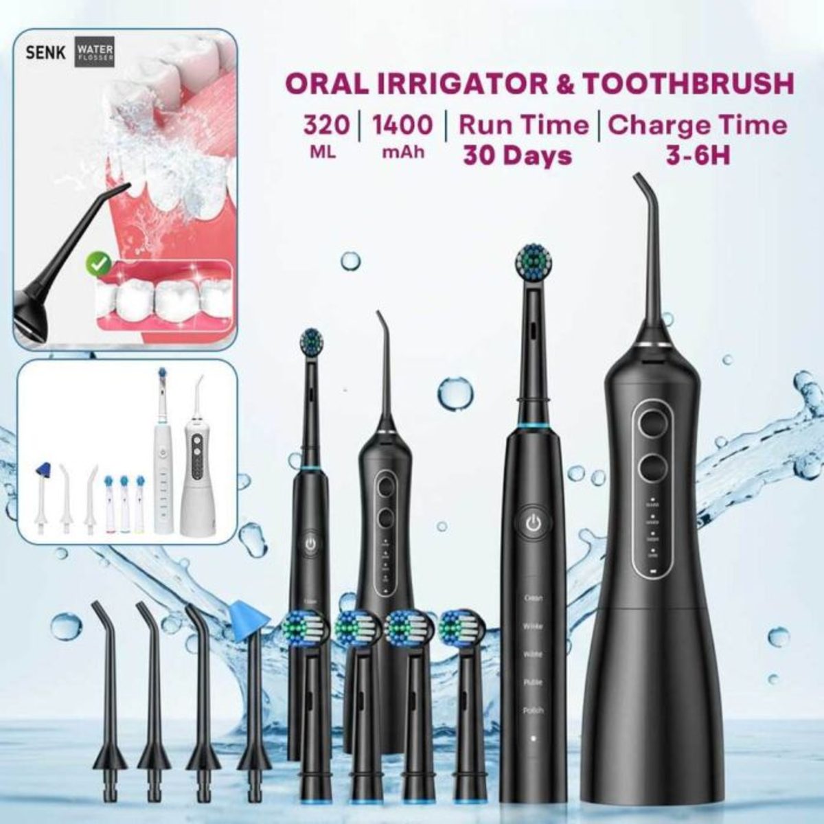 SENK WATER FLOSSER SET