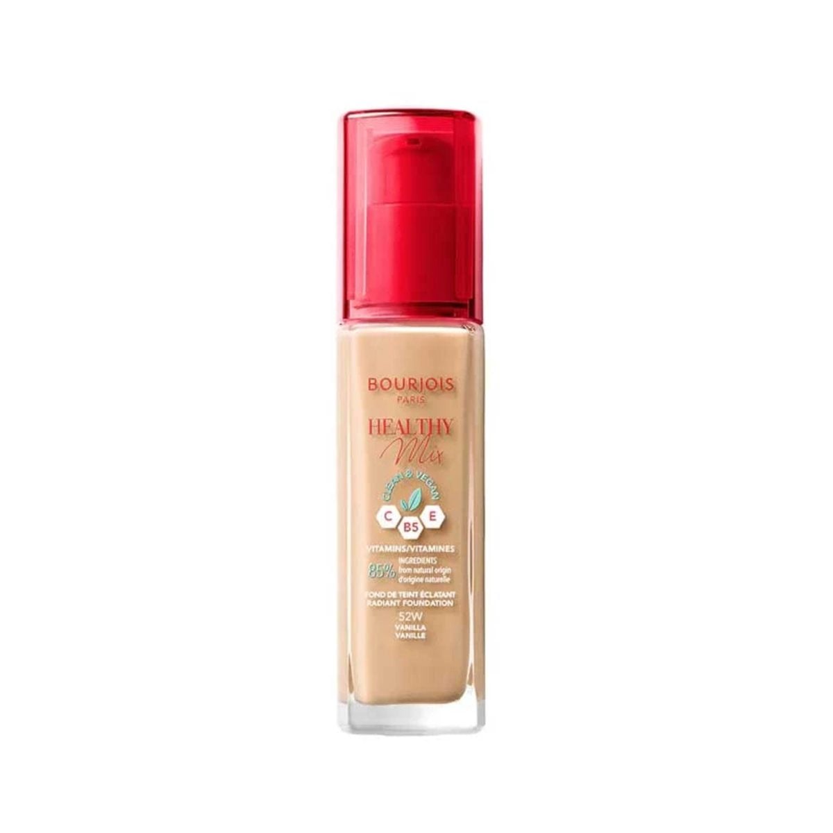 BOURJOIS HEALTHY MIX FOUNDATION 52 ROSE IVORY