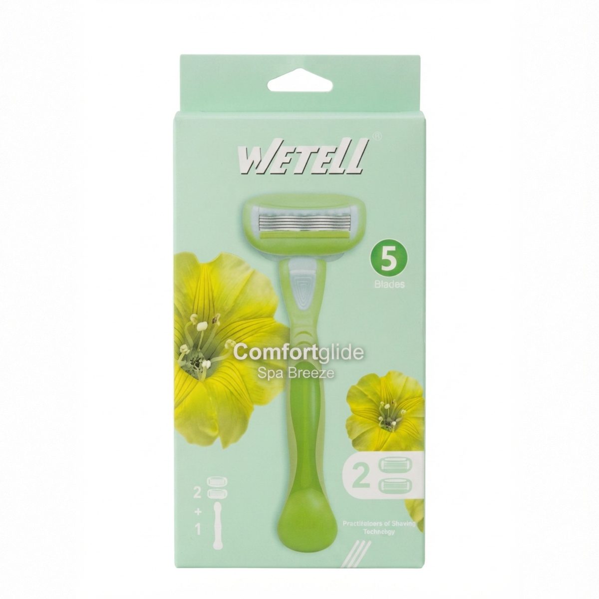 WETELL GREEN BREEZE 5 BLADES 2 PCS