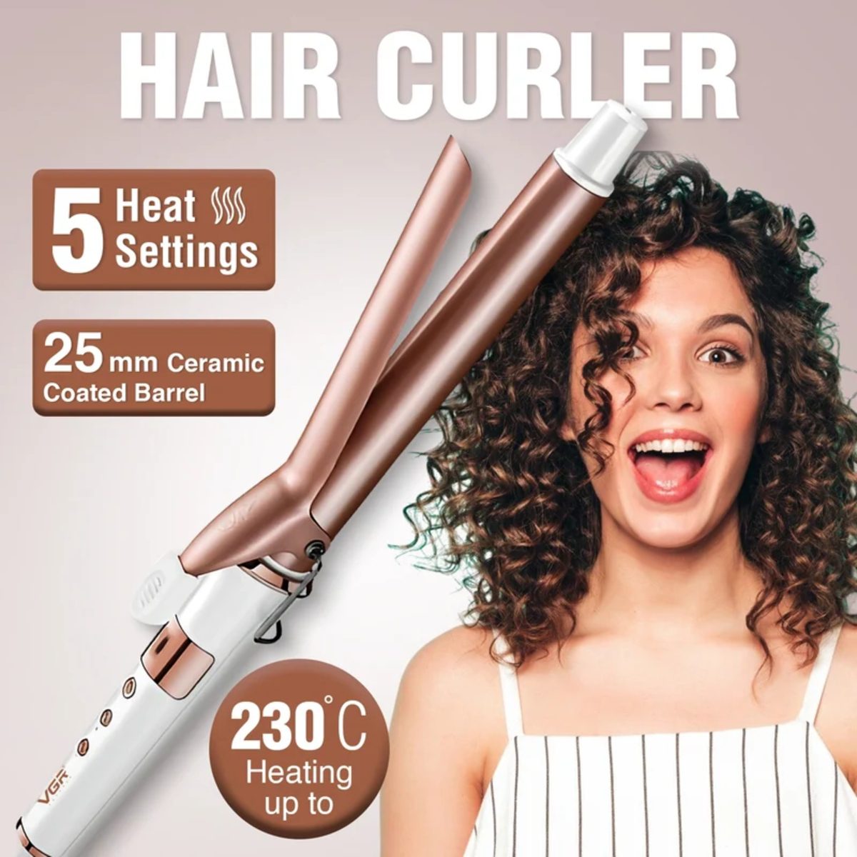 VGR HAIR CURLER V-578 ق/ص