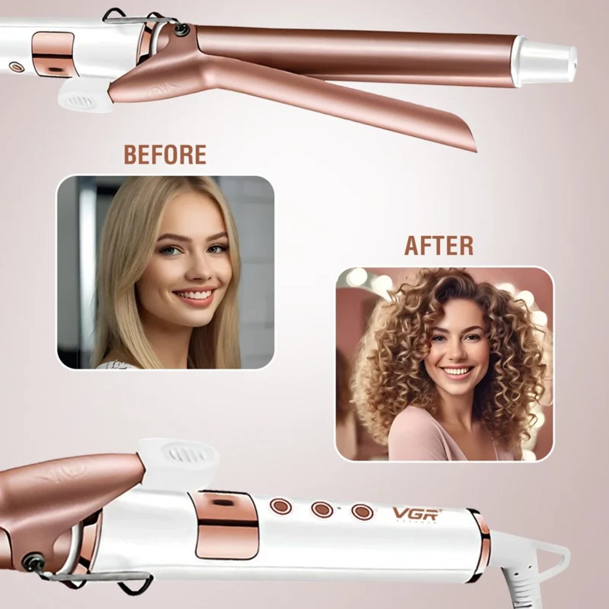 VGR HAIR CURLER V-578 ق/ص