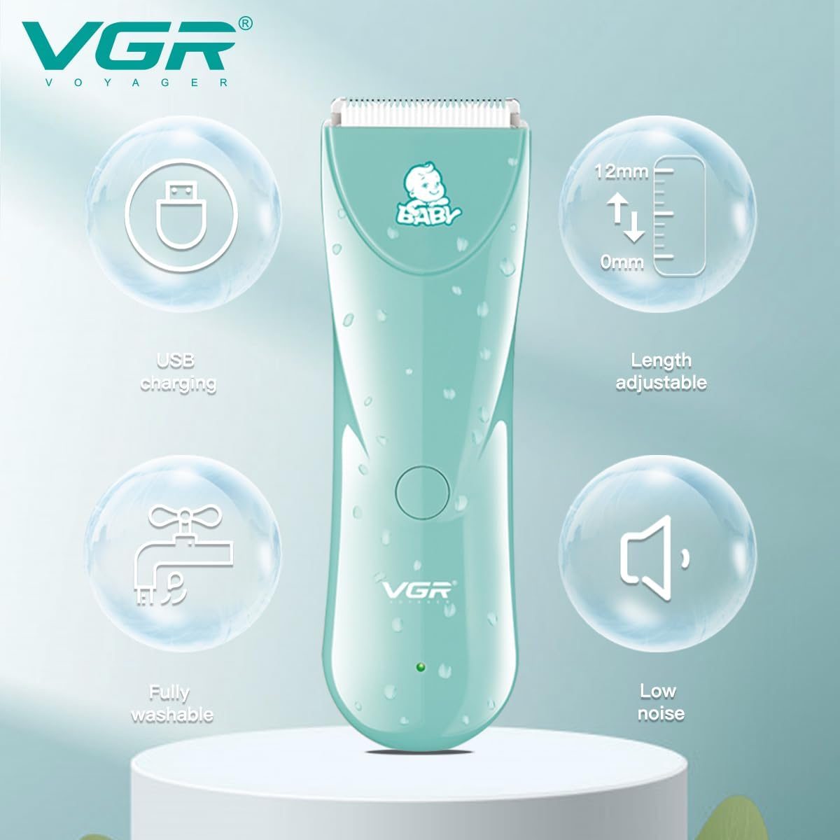 VGR BABY HAIR CLIPPER V-150 ق/ص