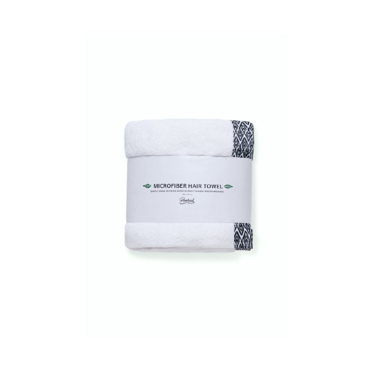 RAGHAD ORGANICS MICROFIBER HAIR TOWEL 120*70CM