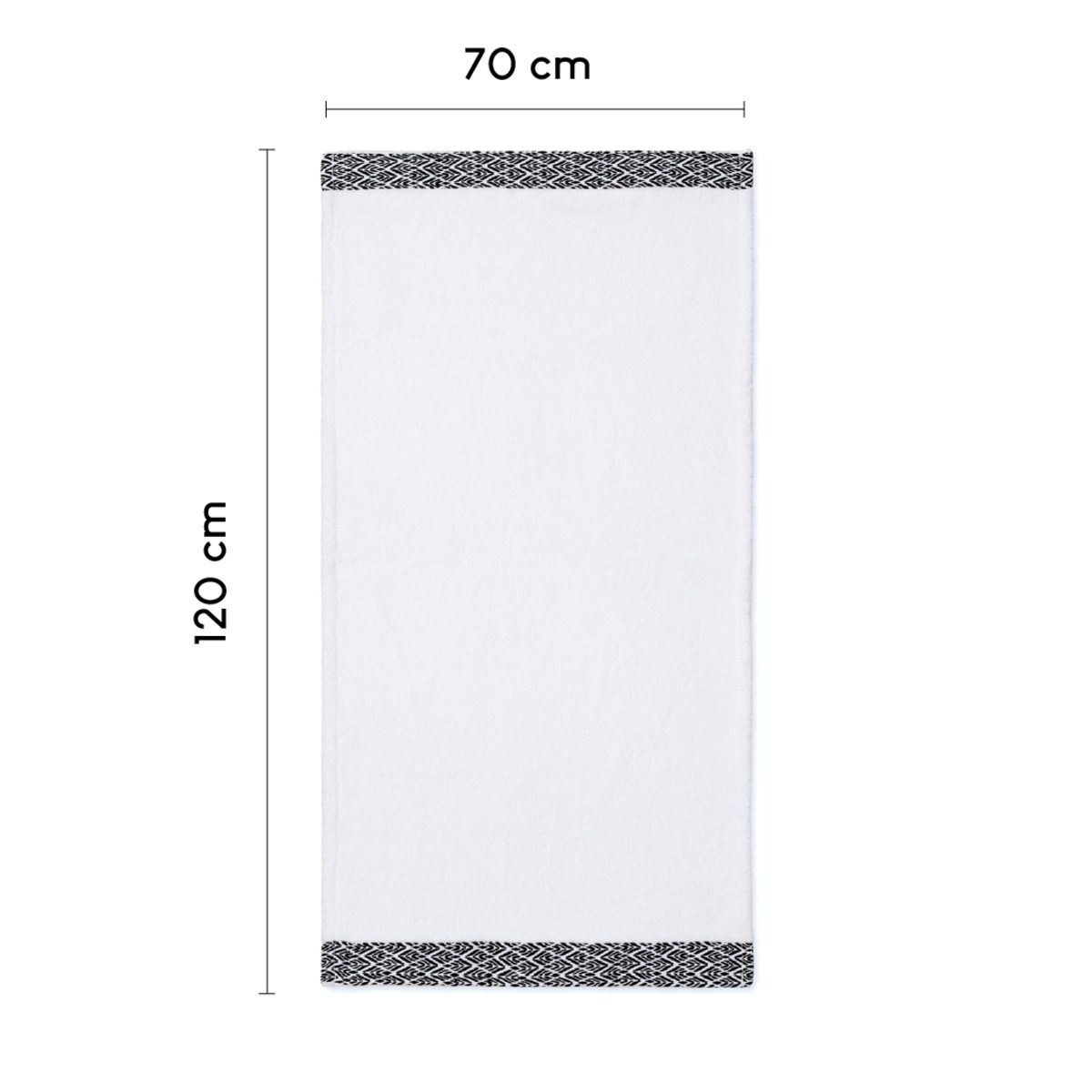 RAGHAD ORGANICS MICROFIBER HAIR TOWEL 120*70CM