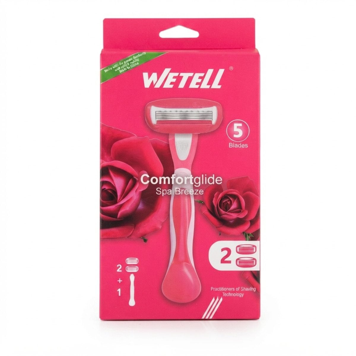 WETELL PINK BREEZE 5 BLADES 2 PCS