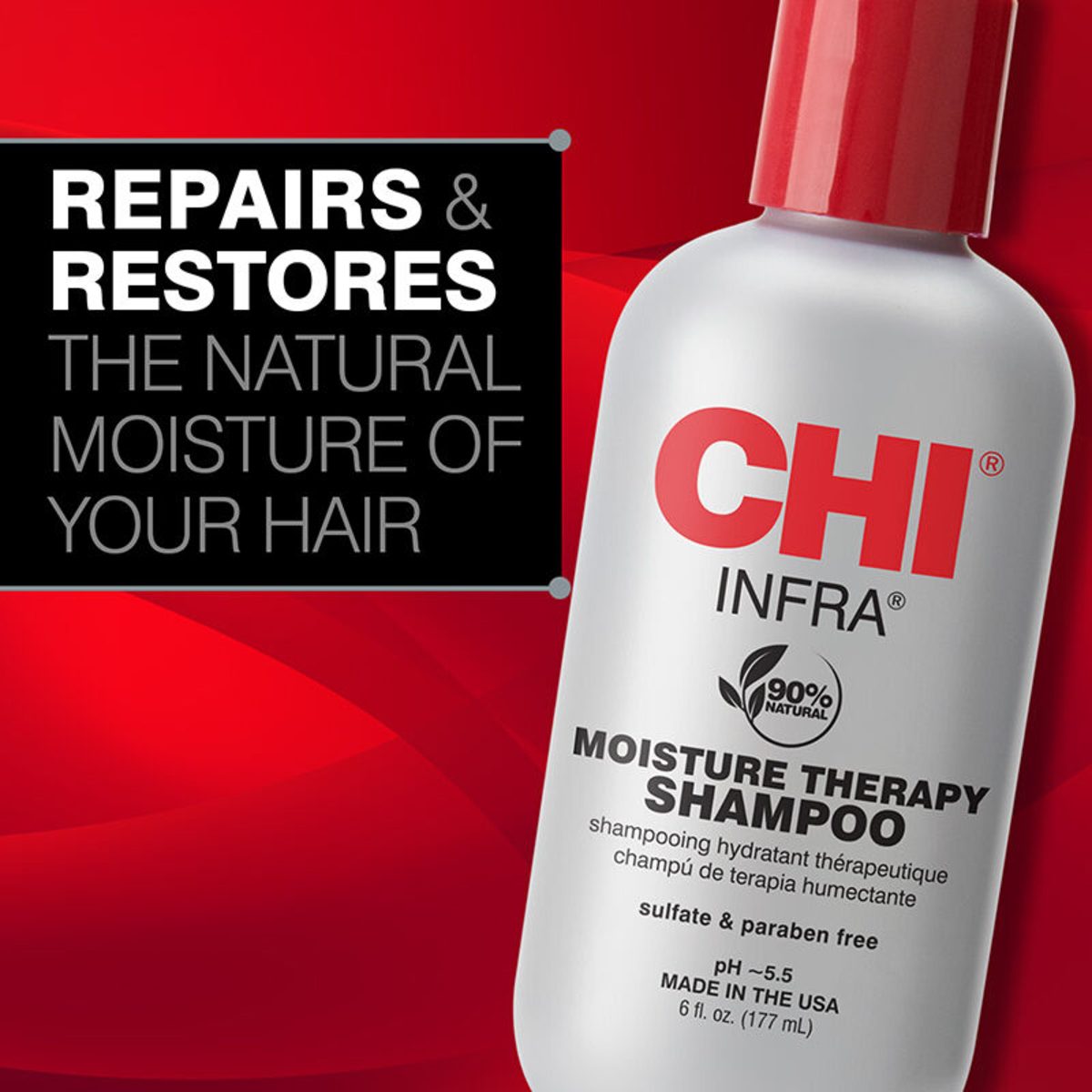 CHI INFRA MOISTURE THERAPY SHAMPOO 177ML