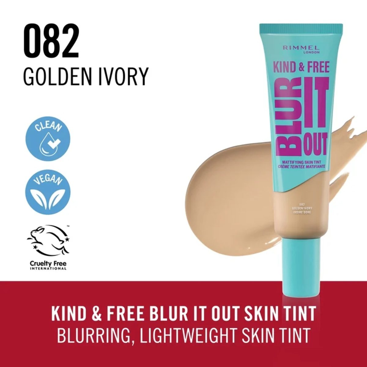 RIMMEL K&F LIQFND MATTE GOLDEN IVORY 082