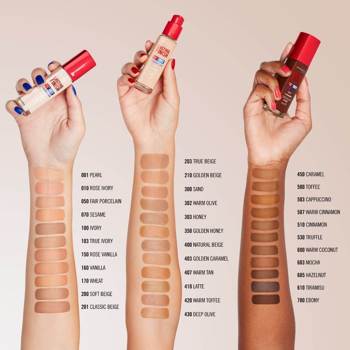 RIMMEL LASTING FINSHING FND GOLDEN BAIGE 210