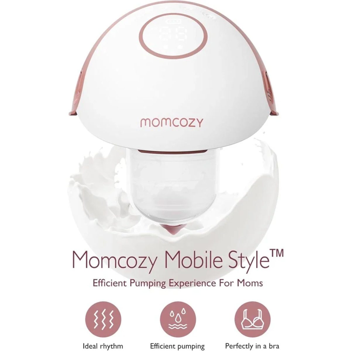 MOMCOZY M6 MOBILE STYLE HANDS-FREE SINGLE BREAST PUMP
