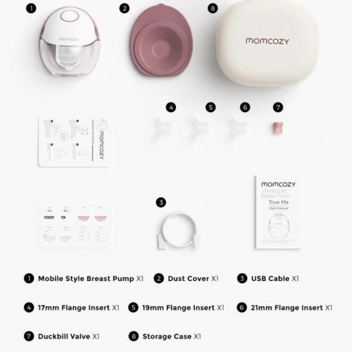 MOMCOZY M6 MOBILE STYLE HANDS-FREE SINGLE BREAST PUMP