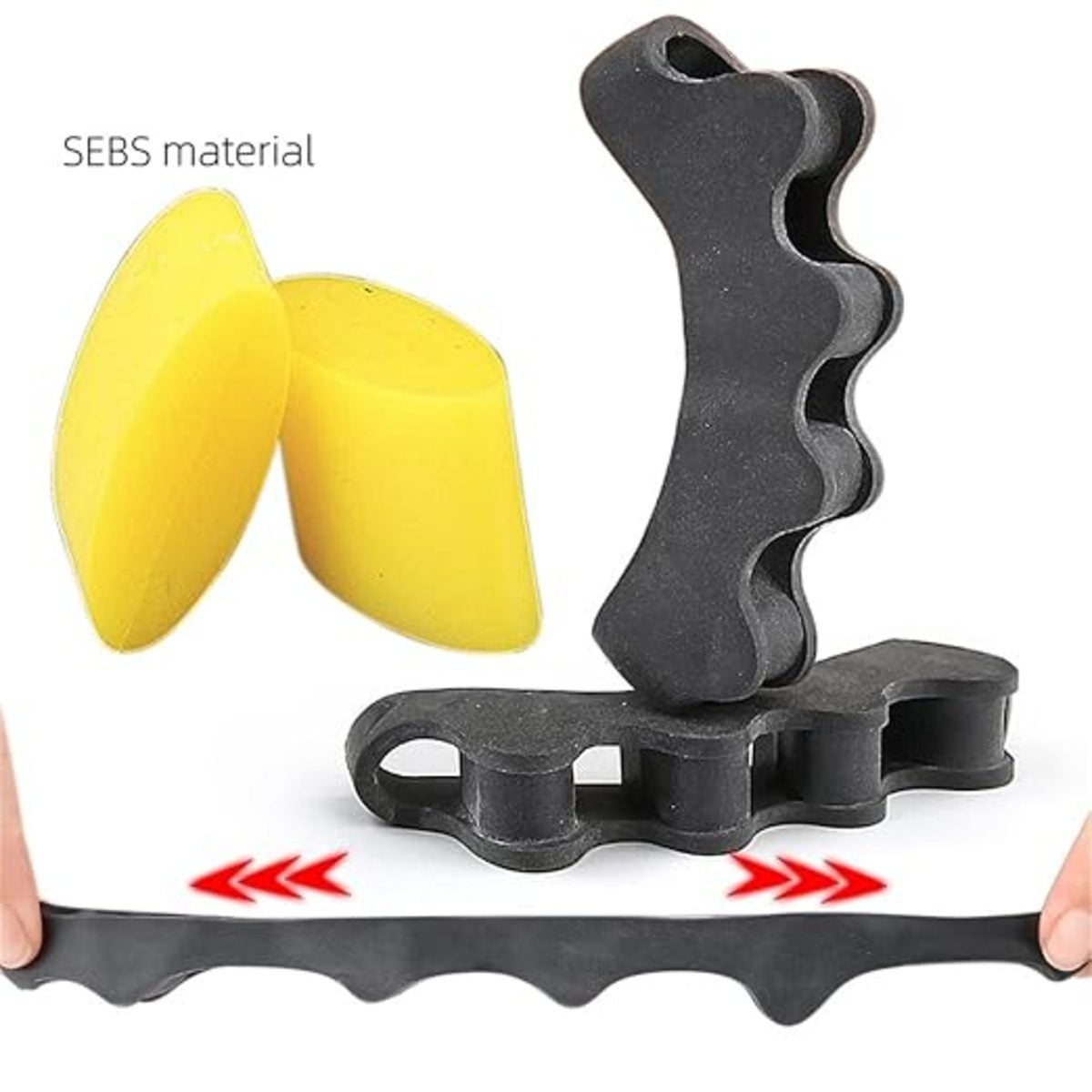 ADJUSTABLE 5 HOLE TOE SEPARATORS 1PAIR