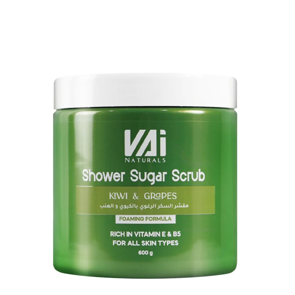 VAI NATURALS SHOWER SUGAR SCRUB KIWI&GRAPES 600G