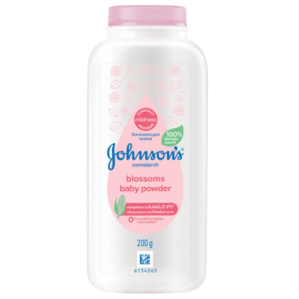 JOHNSONS BLOSSOMS BABY POWDER 200G