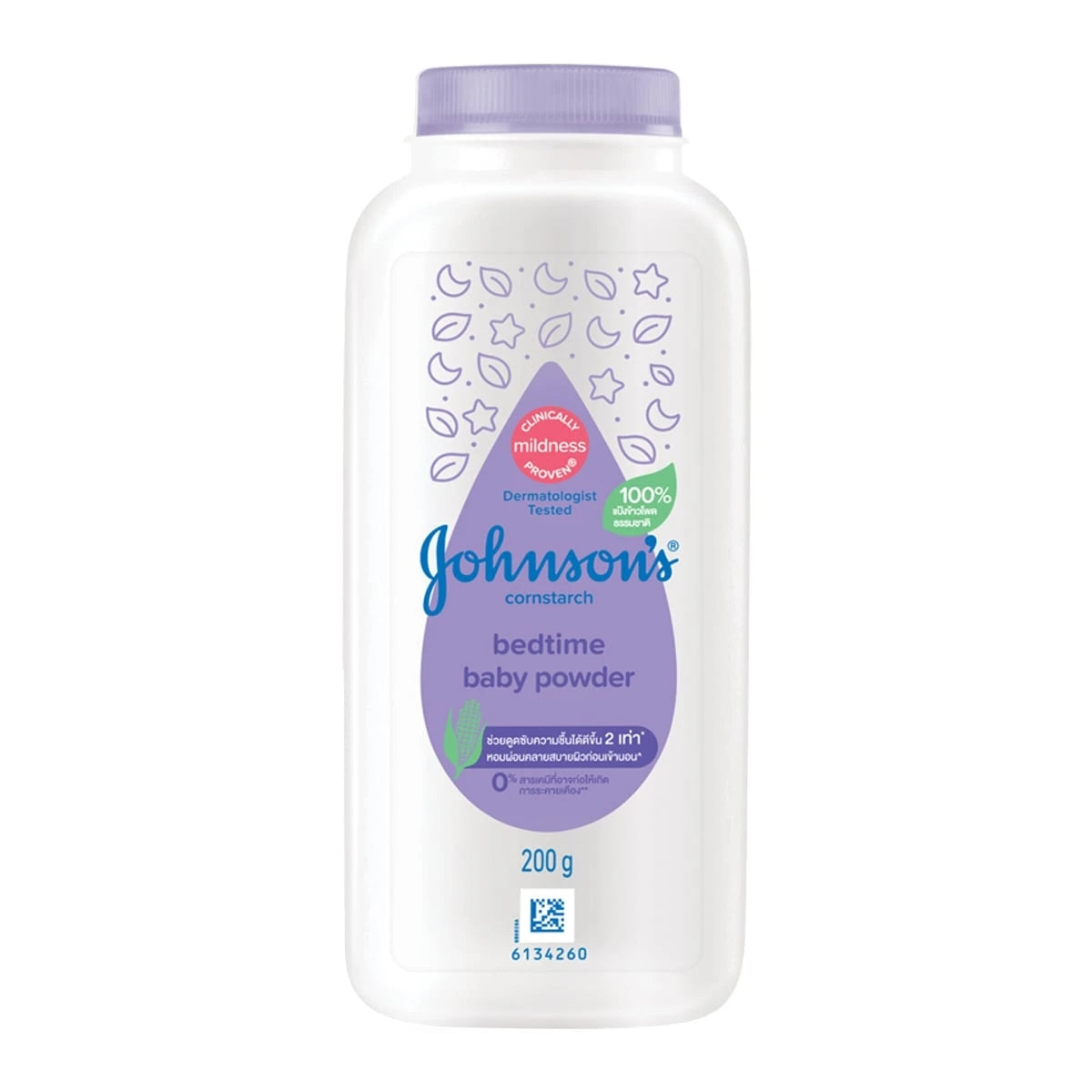 JOHNSONS BEDTIME BABY POWDER 200G