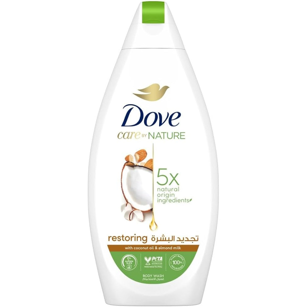 DOVE RESTORING COCONUT OIL & ALMOND MILK 500ML