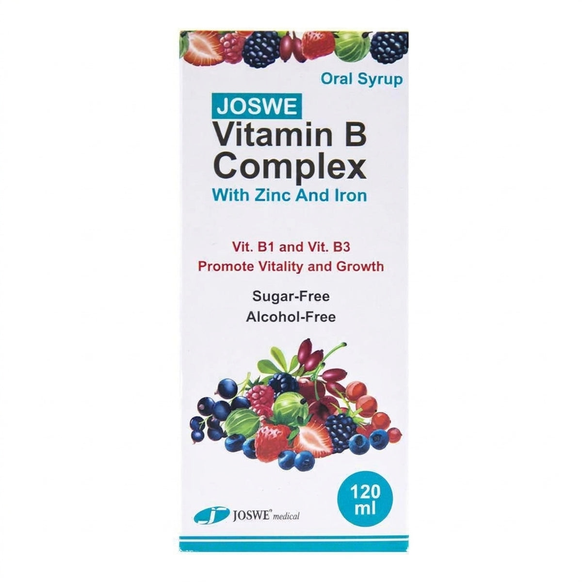 JOSWE VITAMIN B COMPLEX 120ML SYRUP
