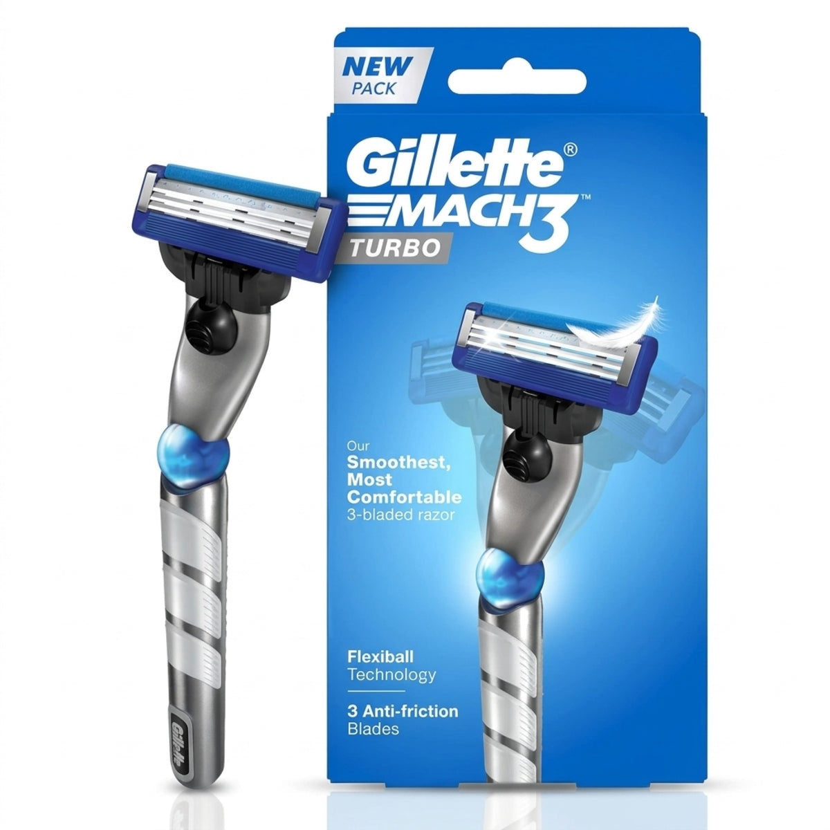 GILLETTE MACH3 TURBO 3