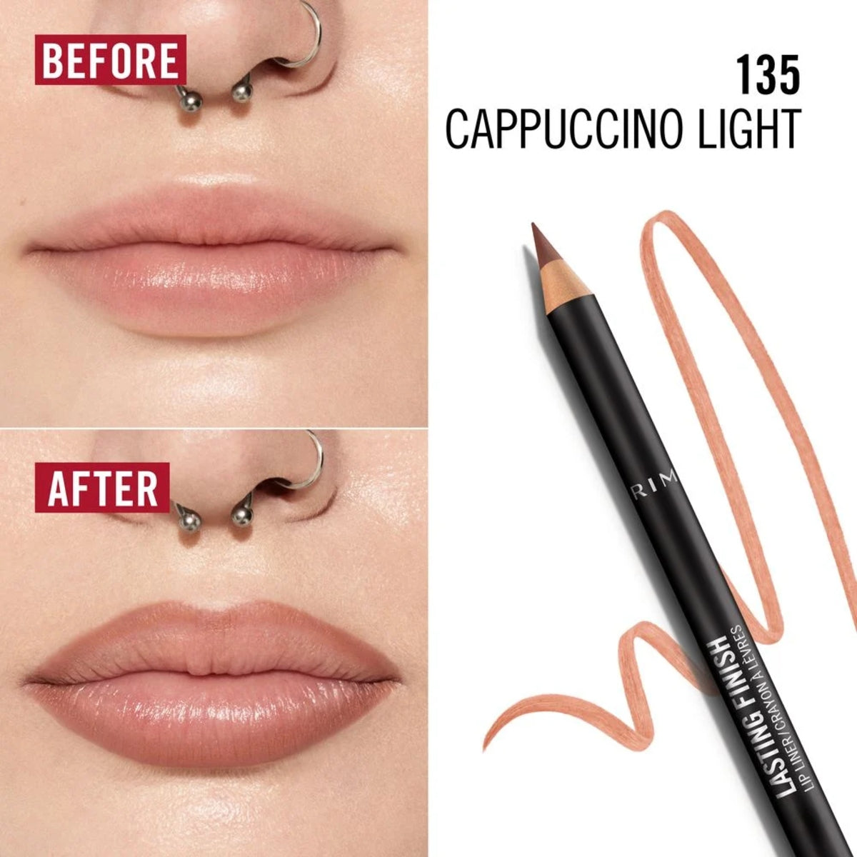 RIMMEL LAST FINISH LIP LINER 130 CUPPICCINO