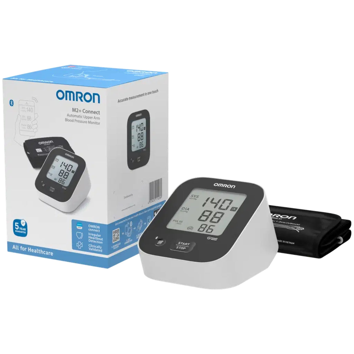 OMRON BLOOD PRESSURE MONITOR M2+ CONNECT