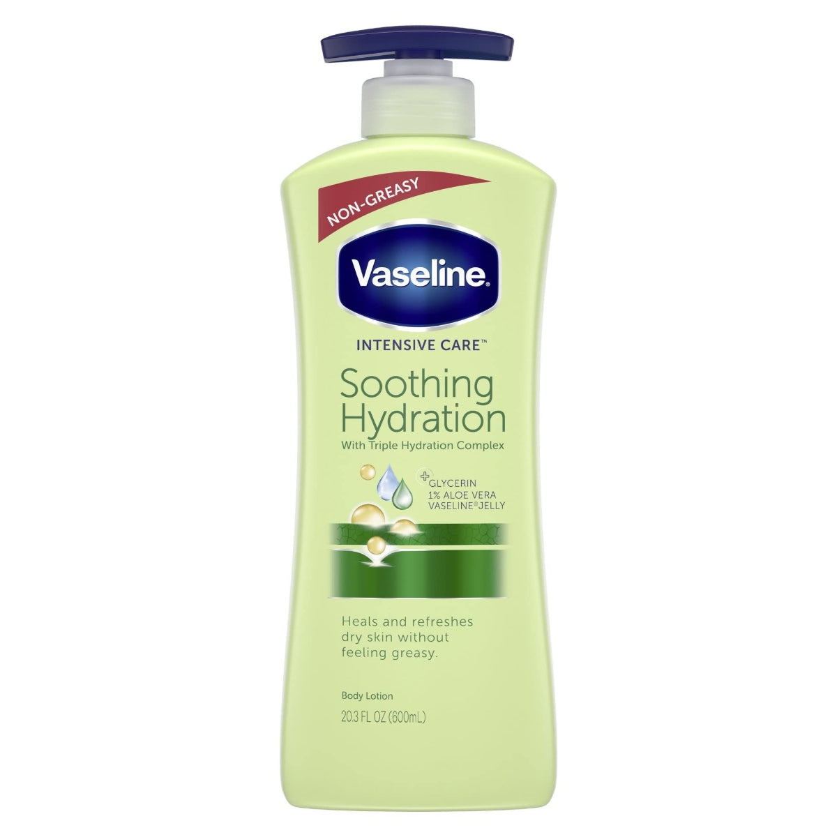 VASELINE JELLY ALOE VERA BODY LOTION 600ML