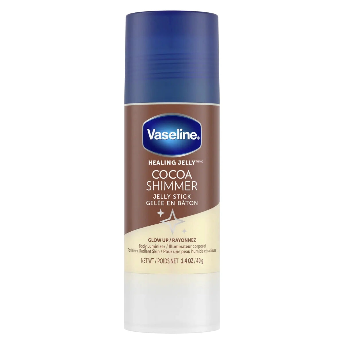 VASELINE HEALING GELLY COCOA SHIMMER GELLY STICK 40G