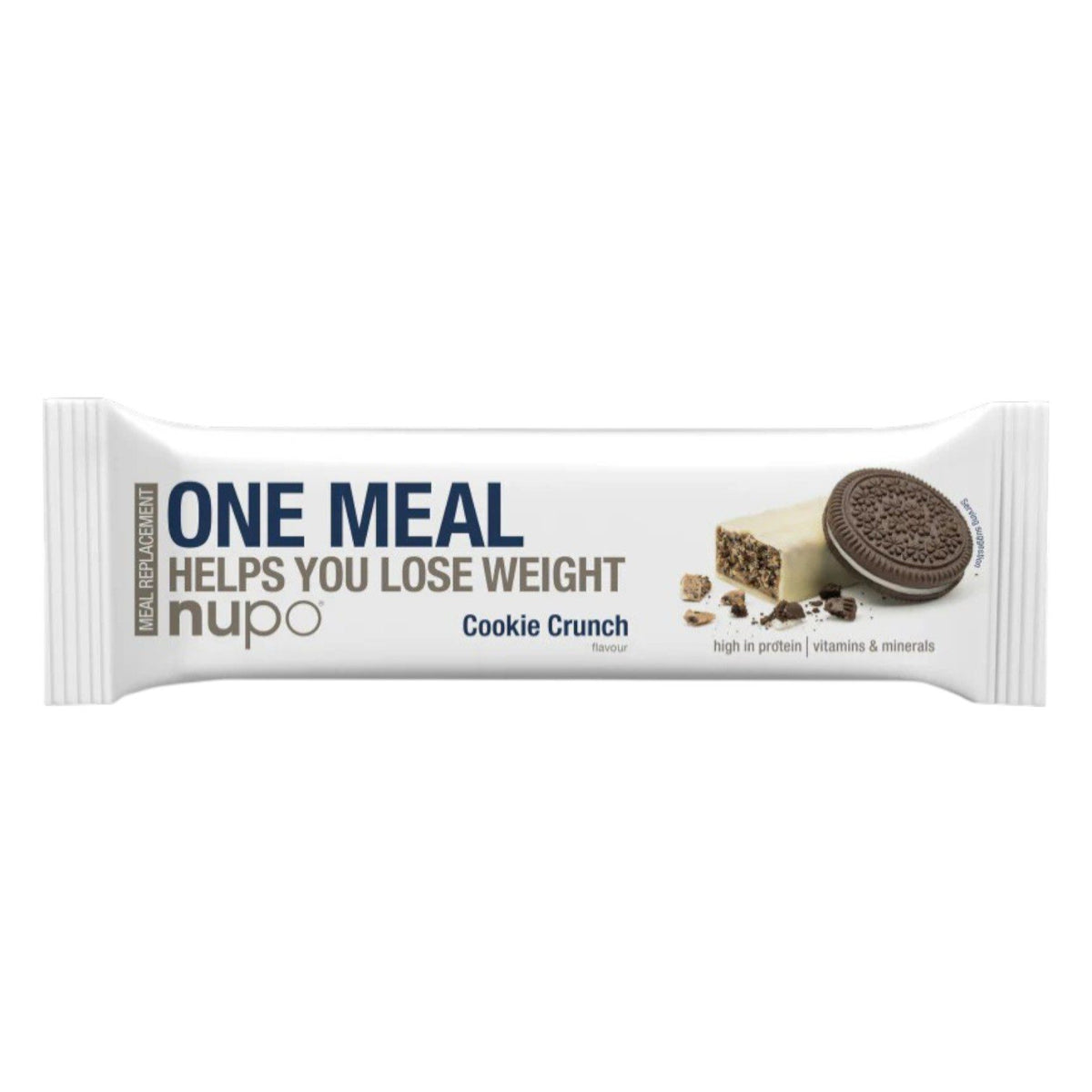 NUPO ONE MEAL COOKIE CRUNCH FLAVOUR PROTEIN BAR 60G