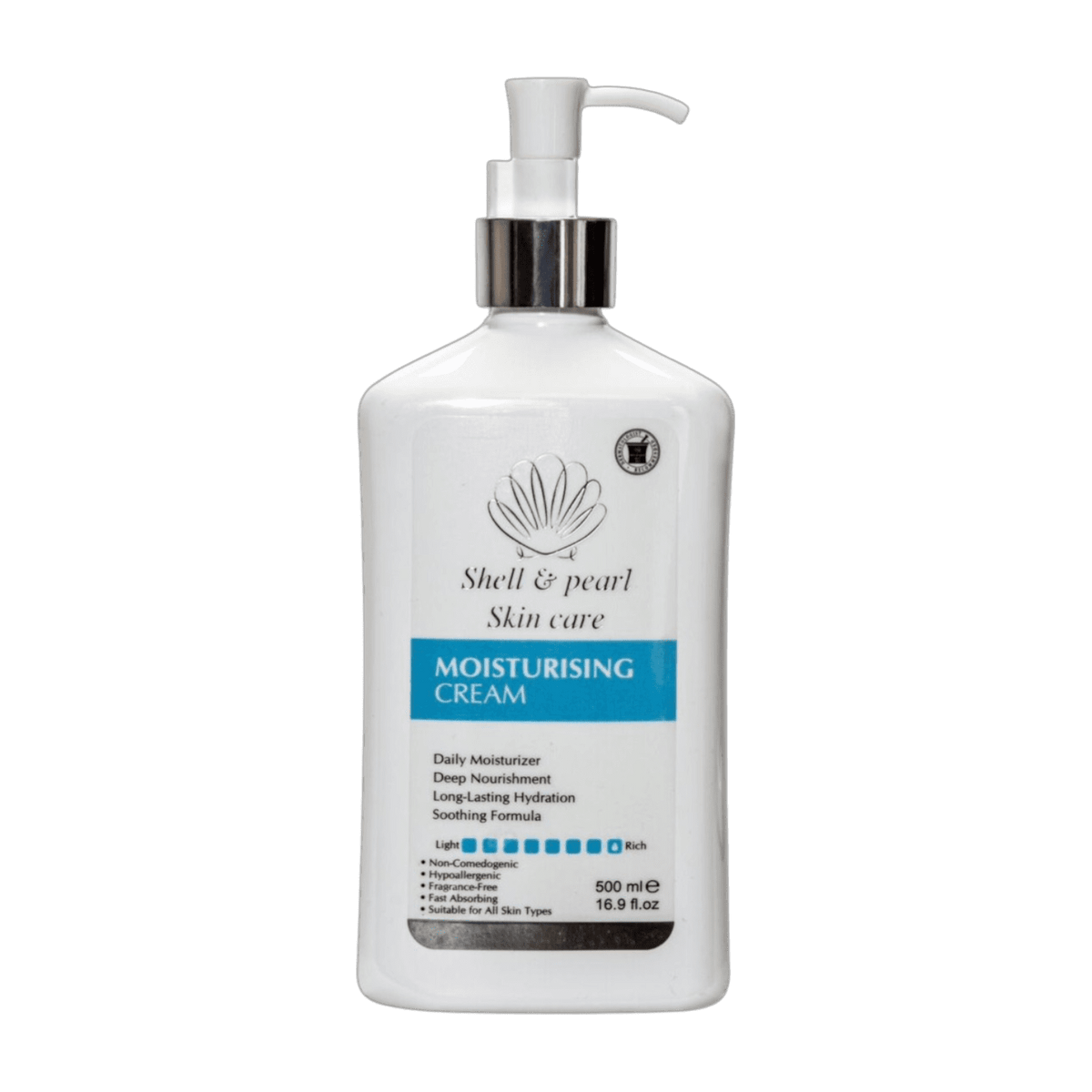 SHELL&PEARL SKIN CARE MOISTURISING CREAM 500ML