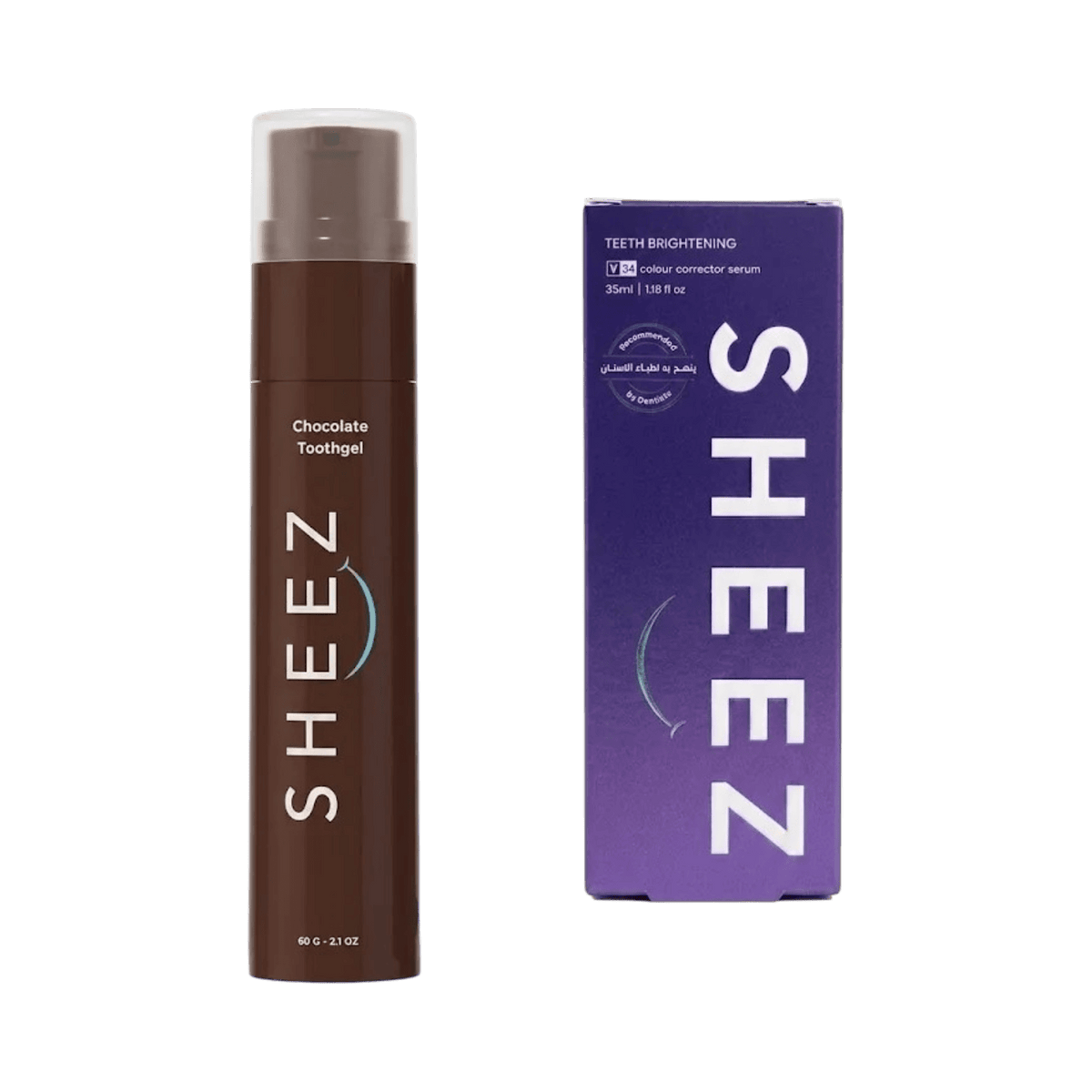 SHEEZ KIT SERUM + CHOCOLATE TOOTHGEL