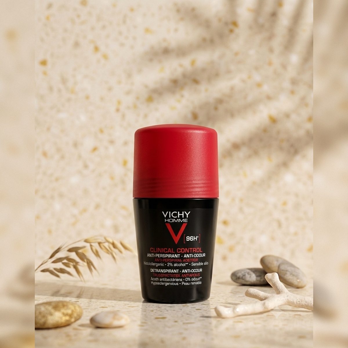VICHY DEO CLINICAL CONTROL 96H ROLL ON 50ML - BLACK