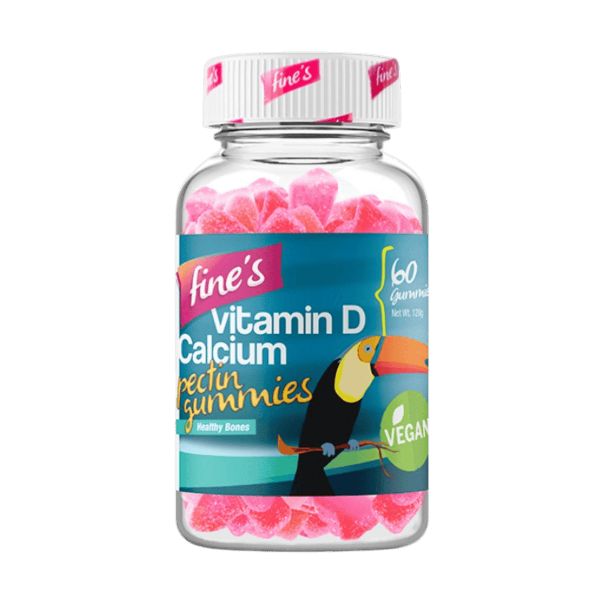 FINE-S VITAMIN D CALCIUM 60 GUMMY
