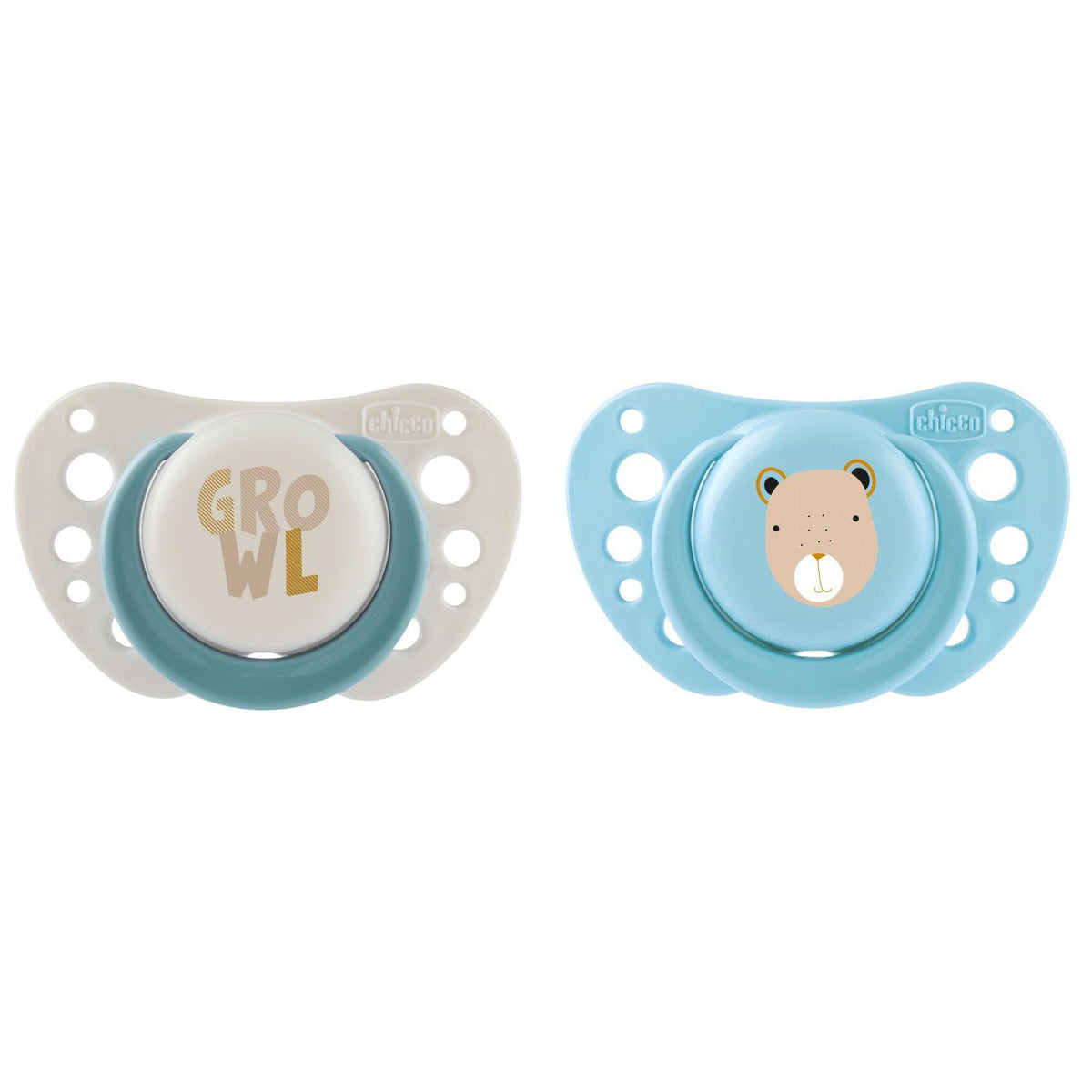 CHICCO PHYSIO FORMA AIR SOOTHER 2-6M 2PCS BLUE