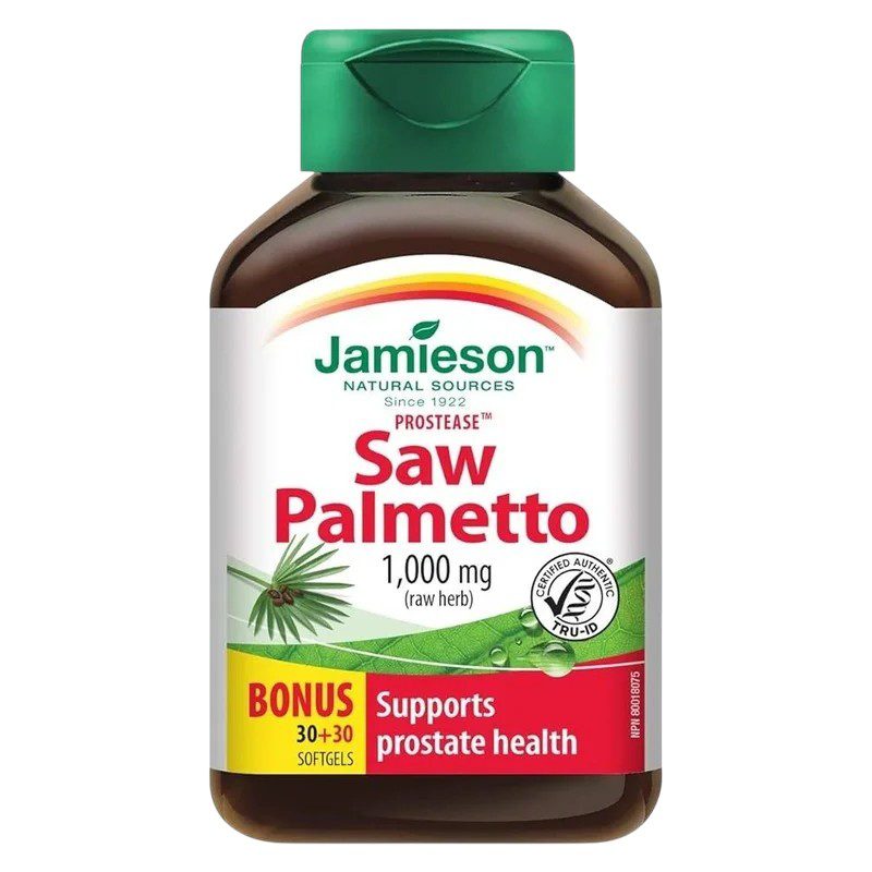 JAMIESON SAW PALMETTO 1000MG 60TAB