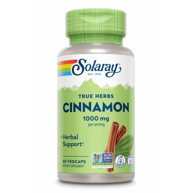 SOLARAY CINNAMON 1000MG 60CAP