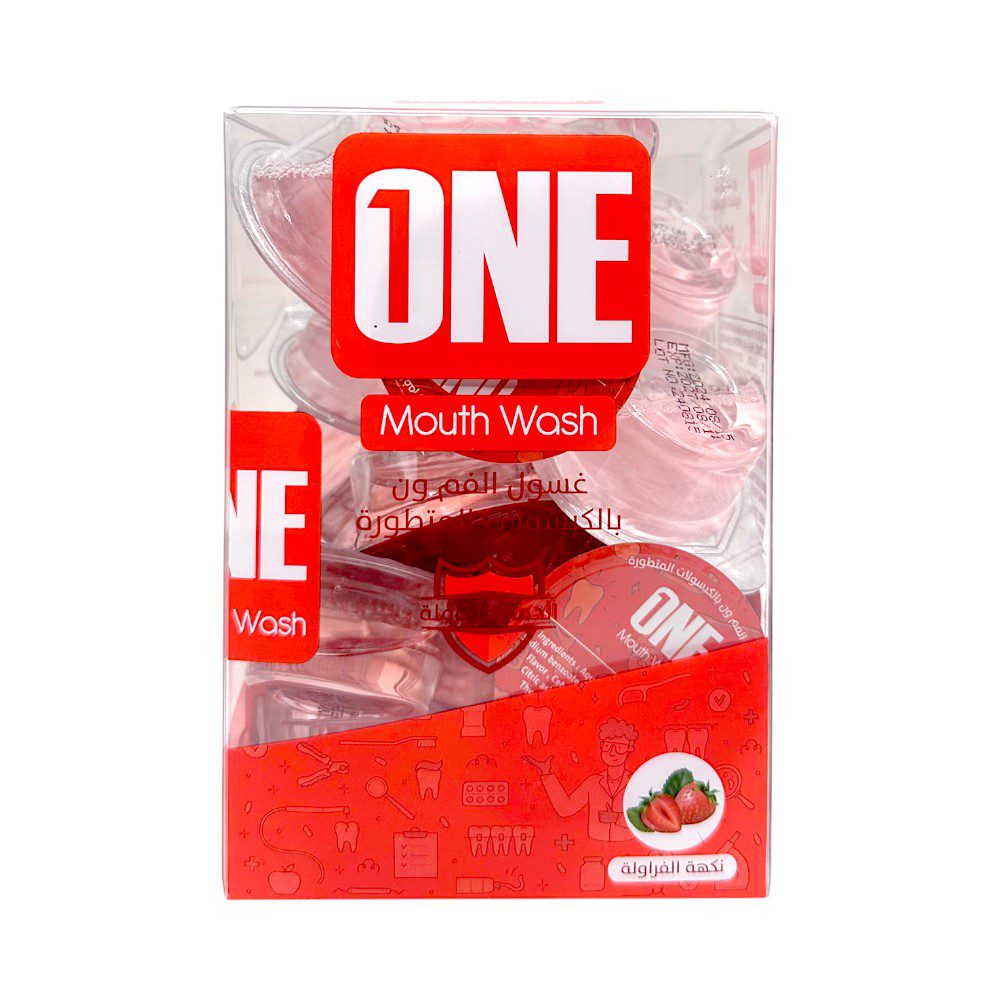 ONE MOUTHWASH STRAWBERRY 20 CAPSULES
