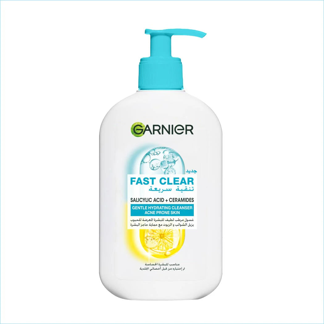 GARNIER FAST CLEANSER GEL 250ML